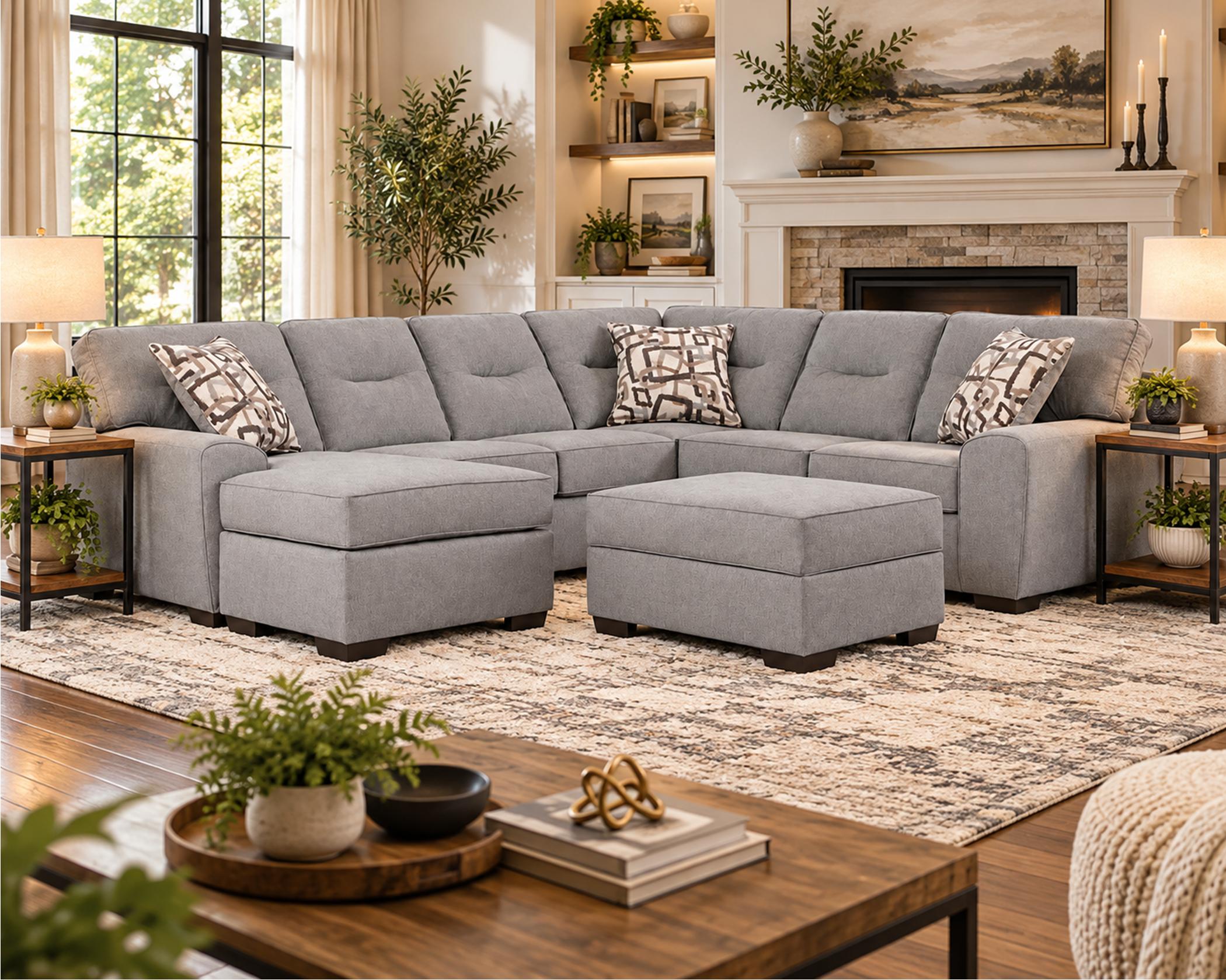 (image for) 2124 Seneca Marble Sectional