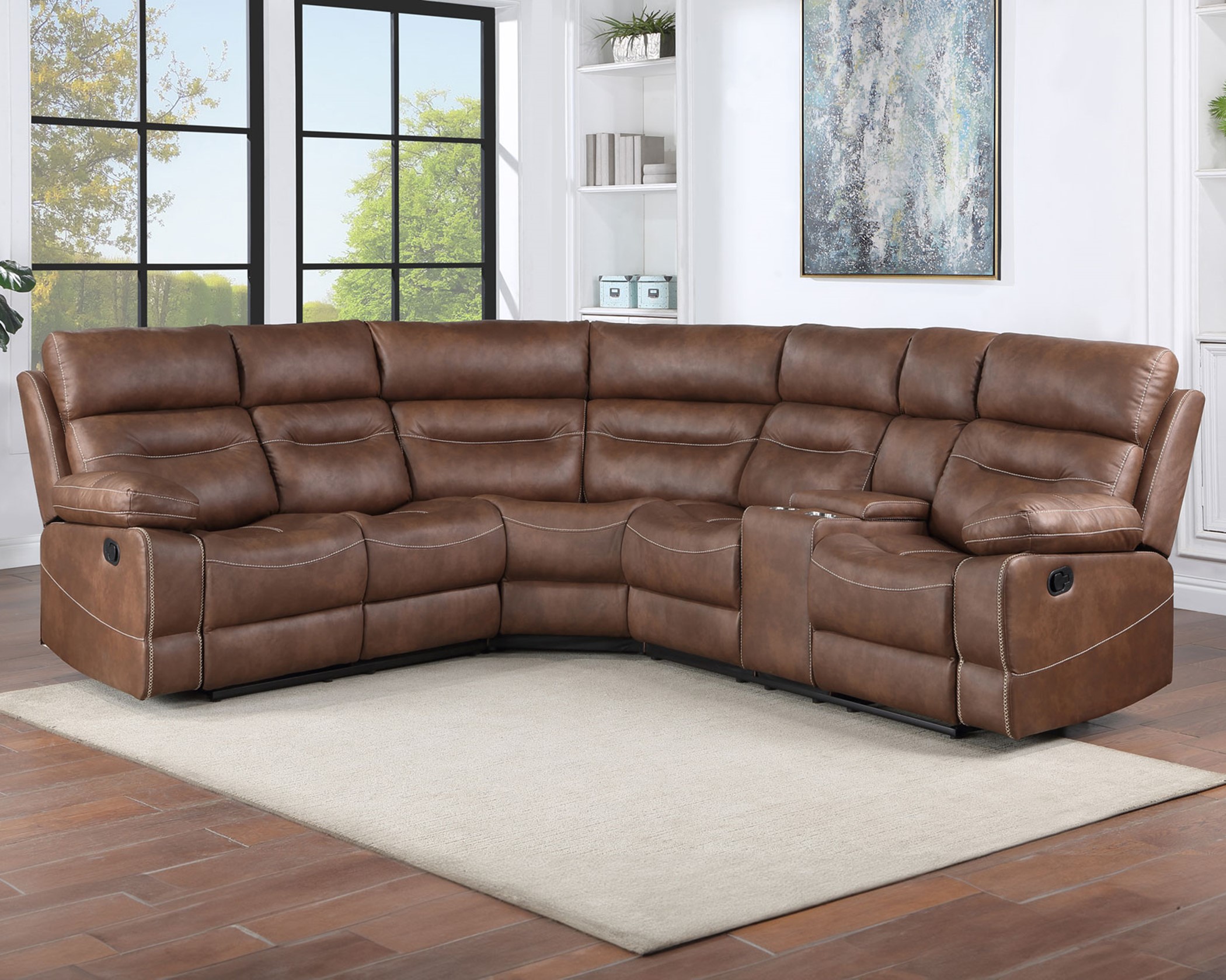 (image for) Rudger Rust Sectional - Click Image to Close