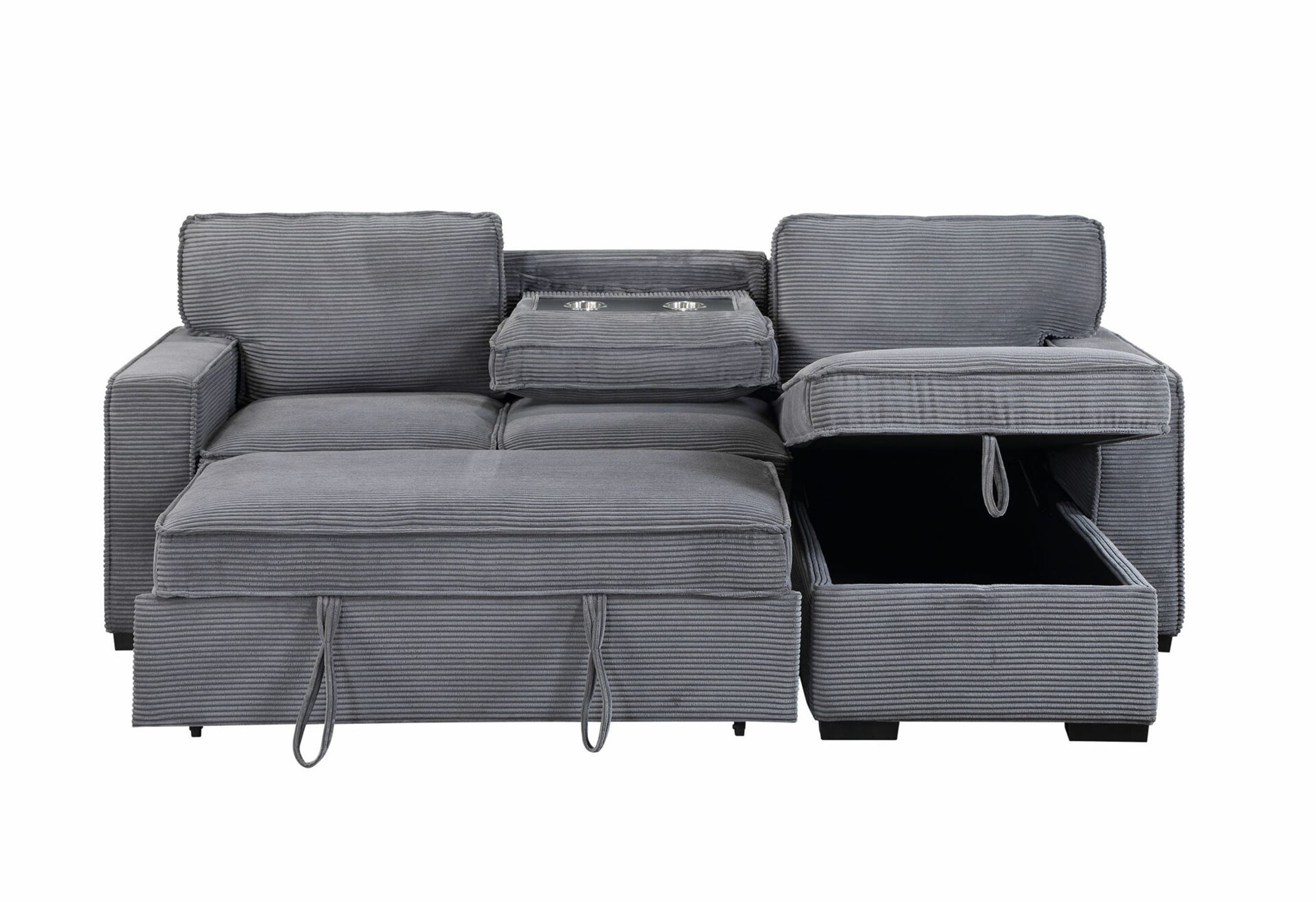 (image for) U0203 Reversible Grey Chaise