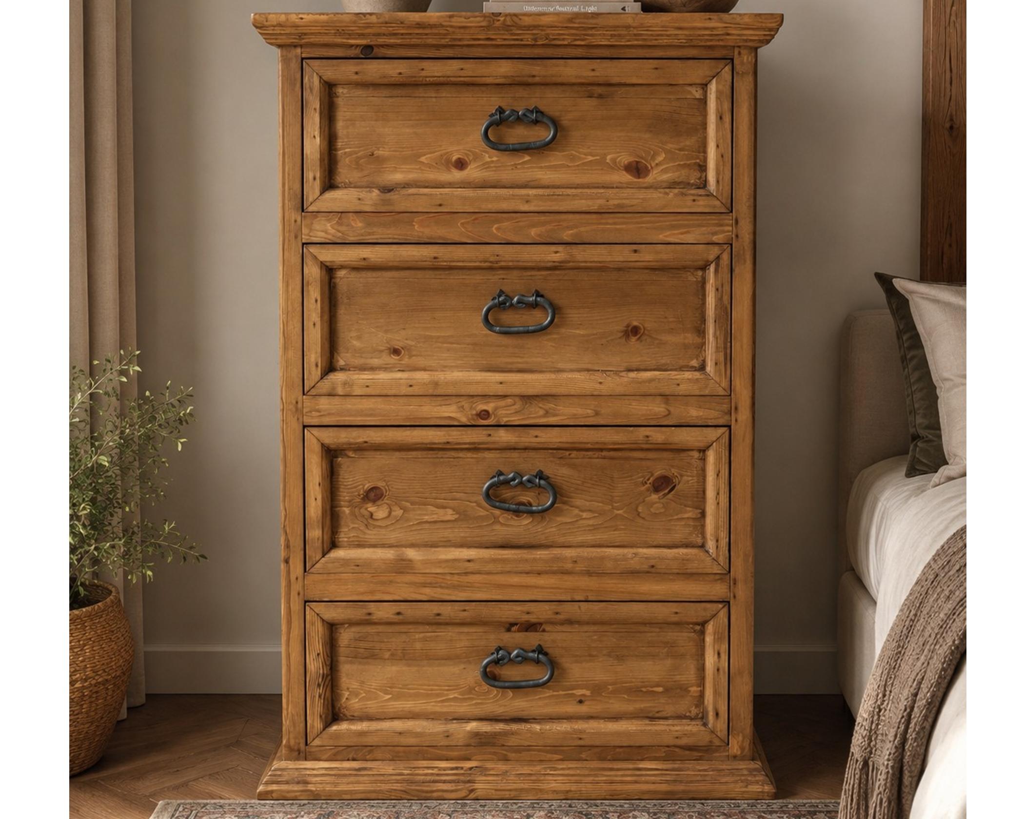 (image for) 4 Drawer Nogal Chest 8 in Stock
