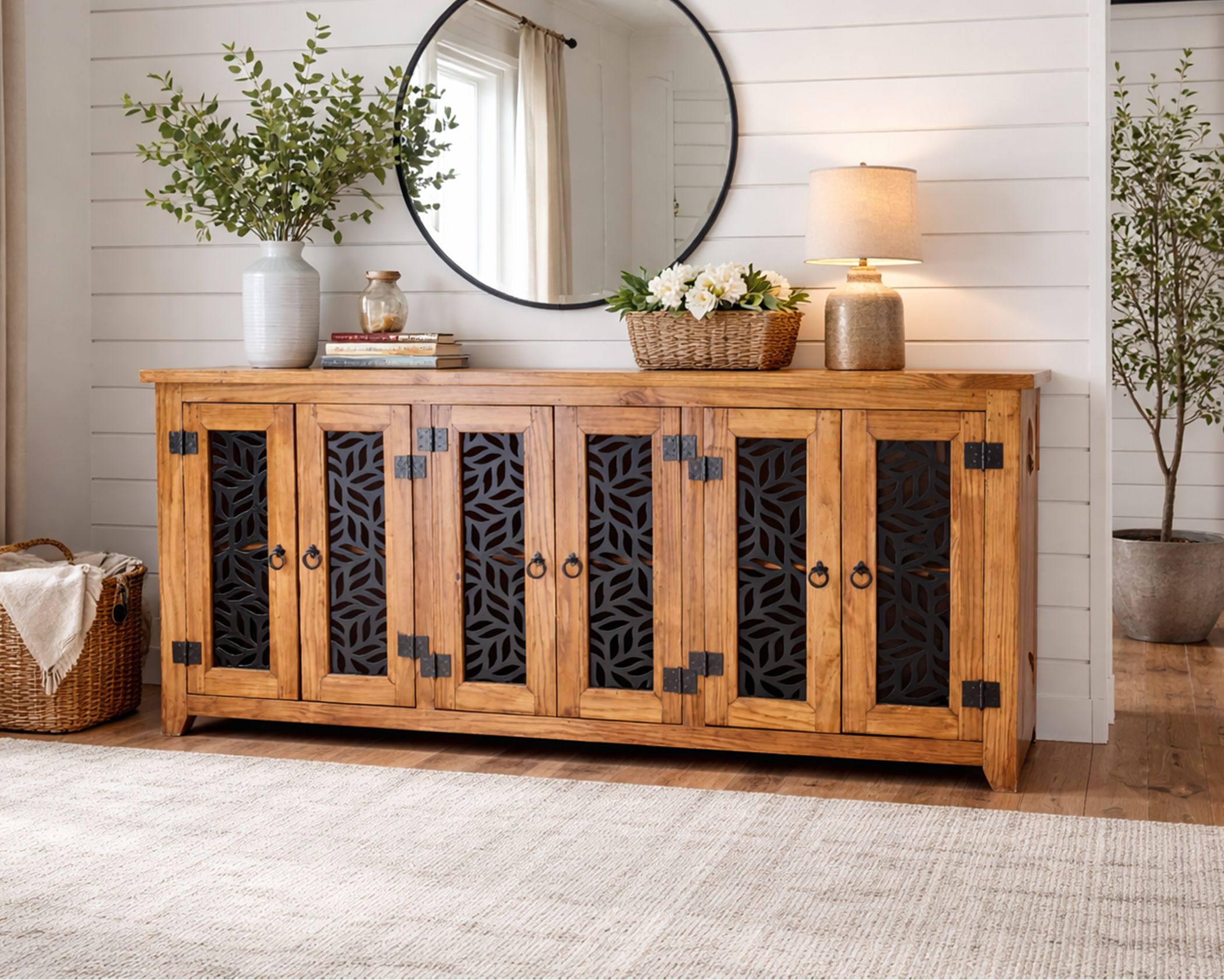 (image for) Hailey 6 Nogal Console (1 in Stock)