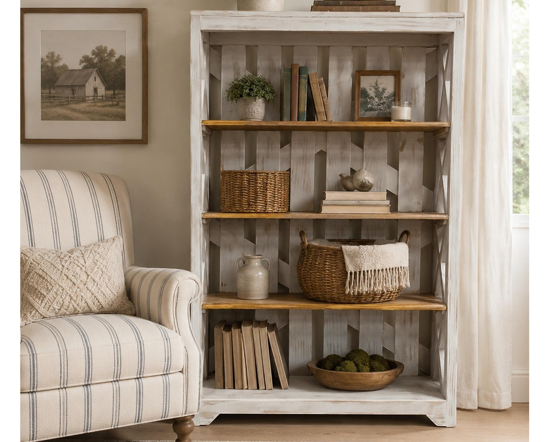 (image for) Las Cruces Bookshelf White (1 in Stock)