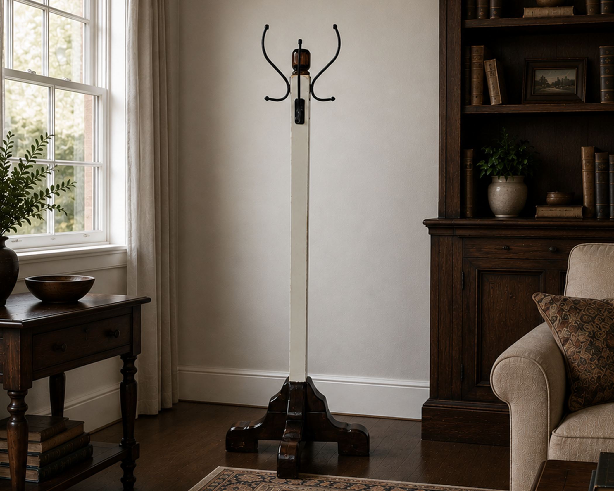 (image for) Coat Rack Dark Walnut (1 in Stock)